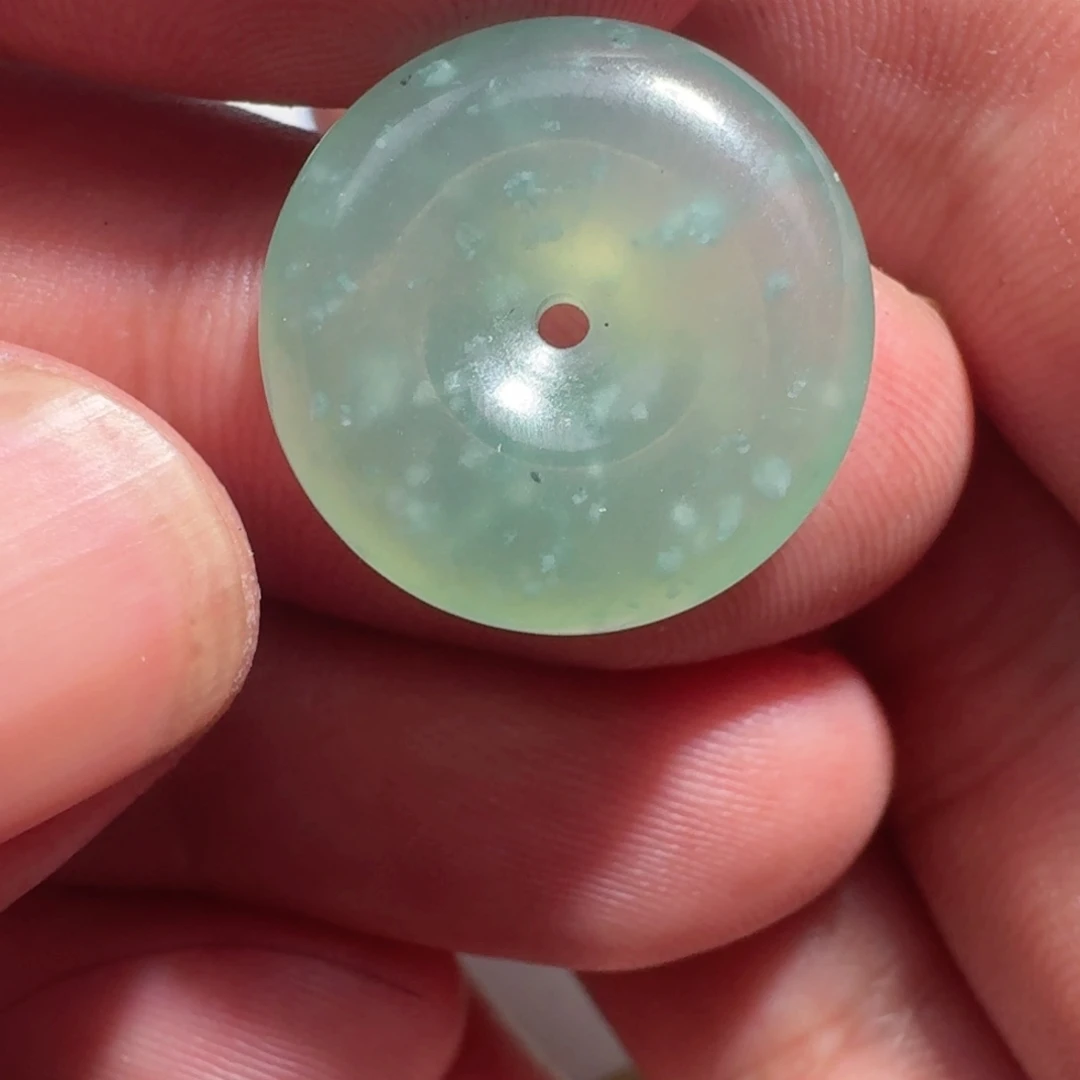 定制翡翠未镶嵌天然翡翠扣子