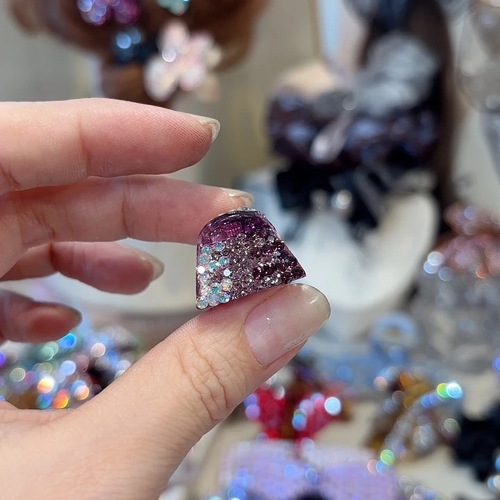 布艺铁合金施家水钻发饰