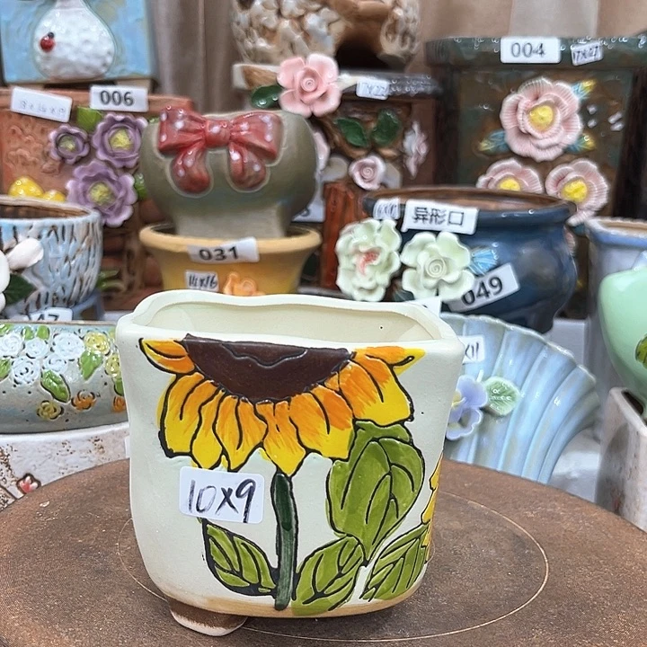 红陶粗陶花盆粗陶花盆