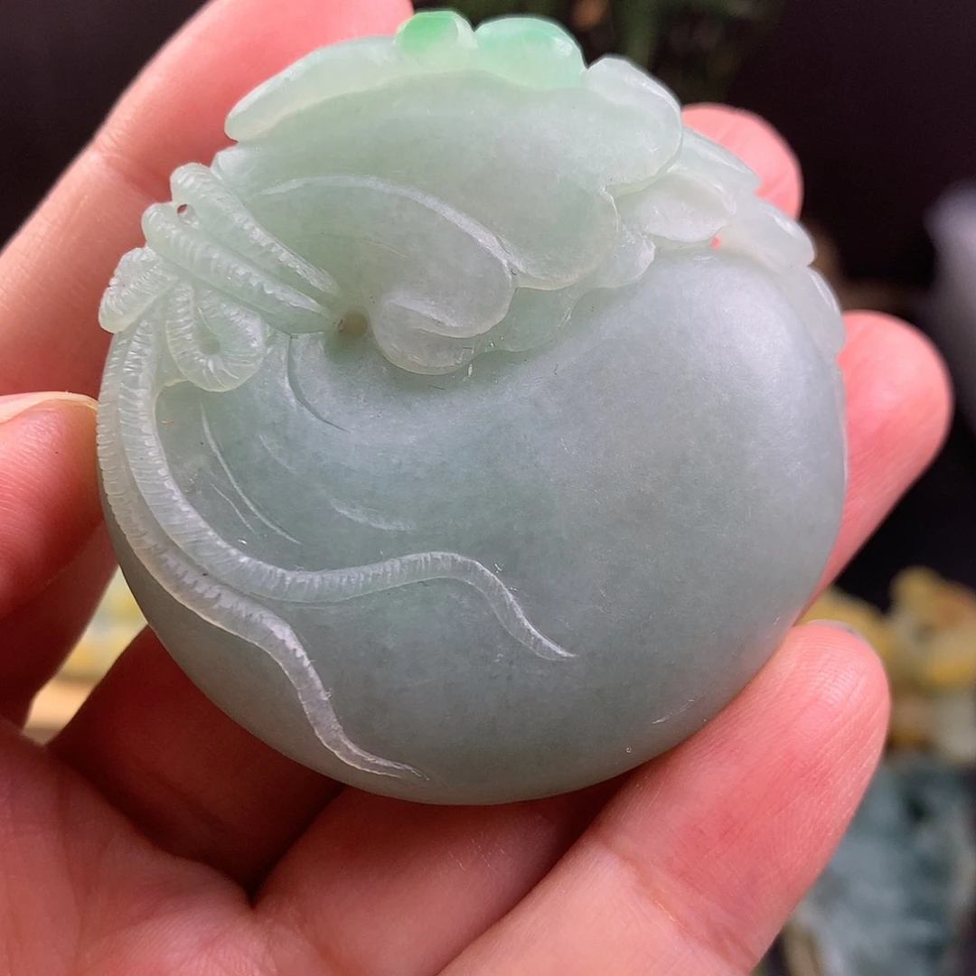 定制翡翠未镶嵌钱袋