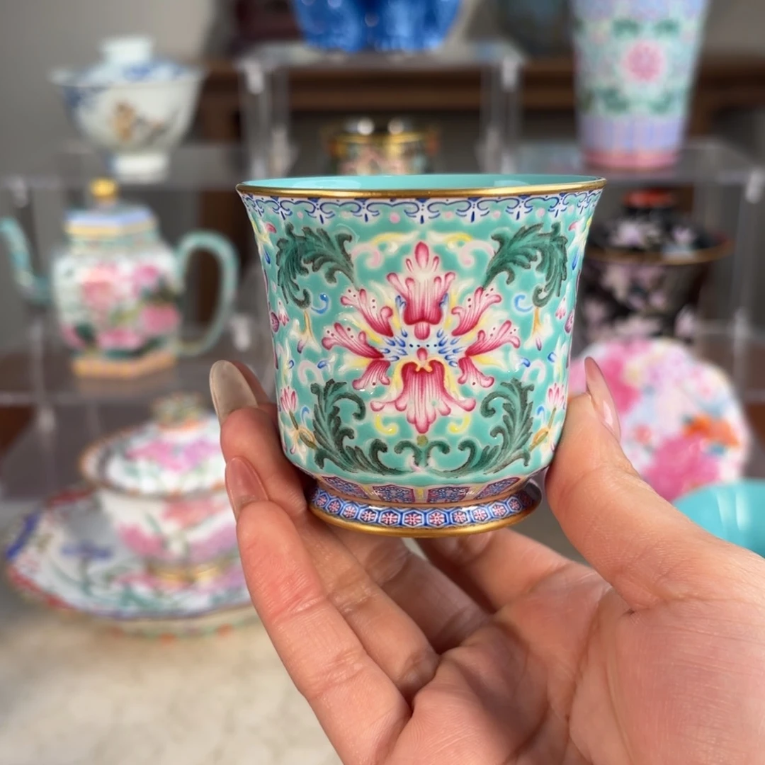 纯手工手绘 高端茶器