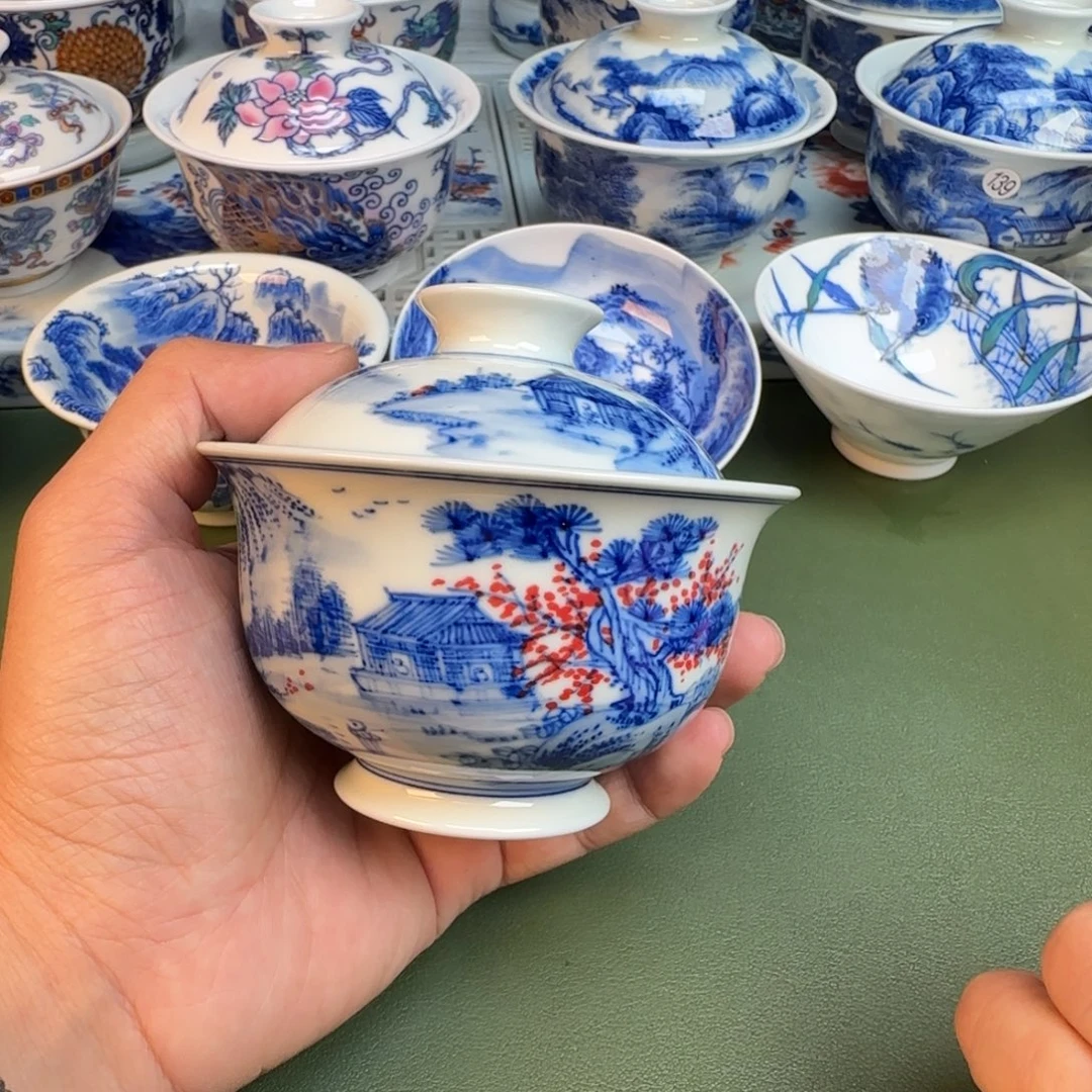 陶纯手工纯手绘茶具286