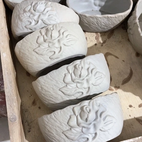 多肉绿植陶瓷花盆9.9包邮，有孔