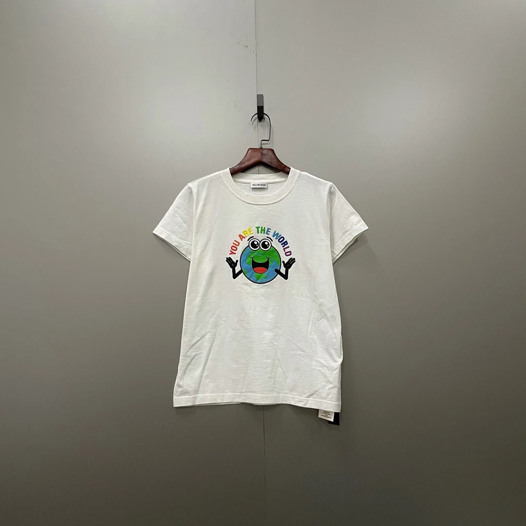 (ll) 【XP】Balenciaga 巴黎世家 地球印花短袖 L码/95新/bc007076