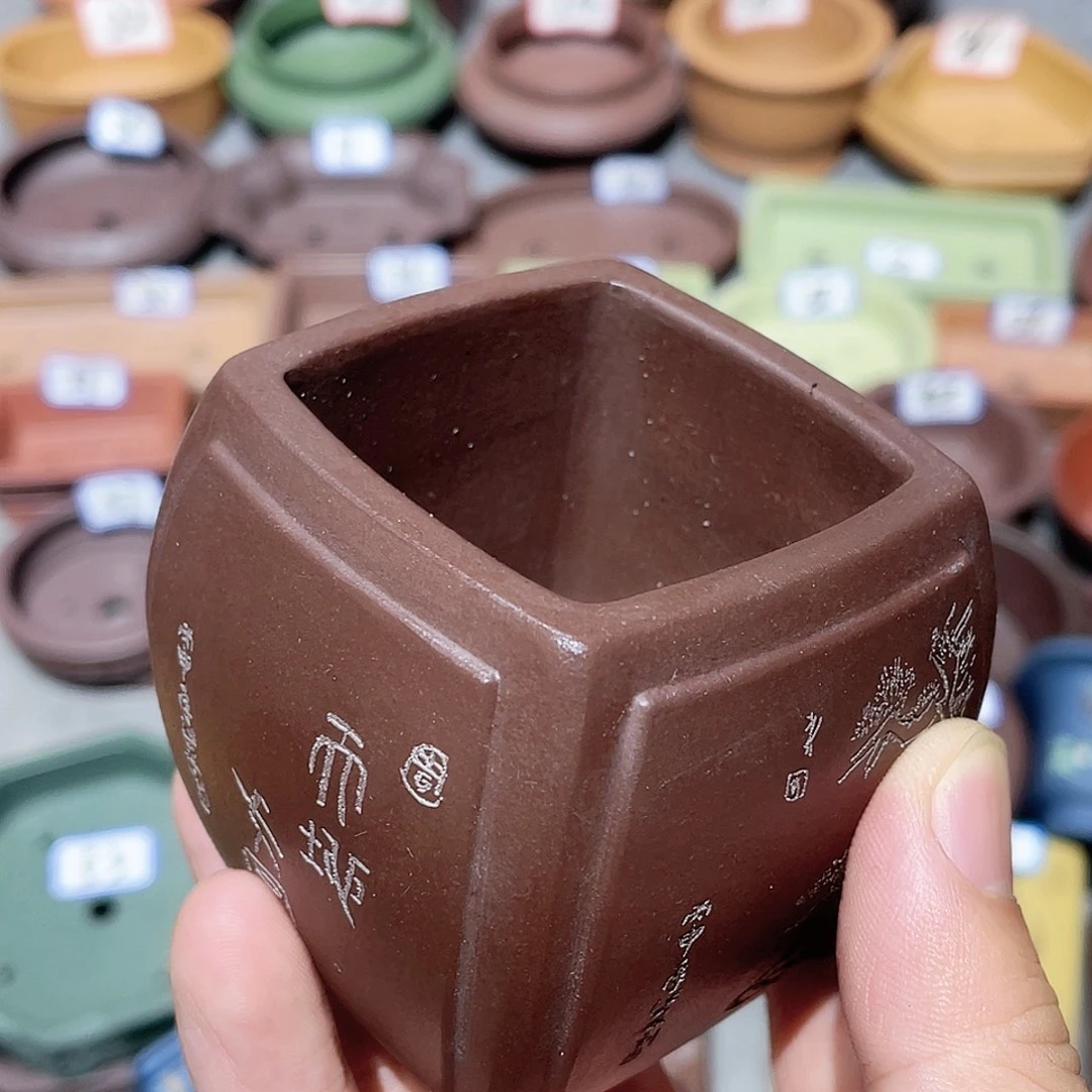 紫砂小盆5*6内裂小盆