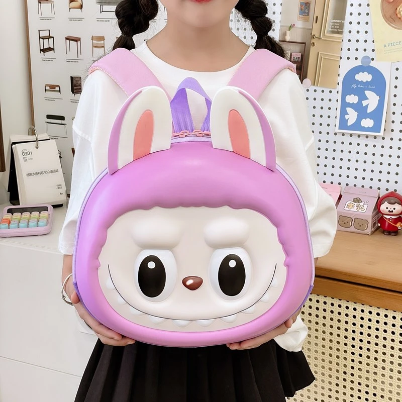 新款拉布布书包幼儿园小中班女孩宝宝双肩包男童防水透气儿童背包