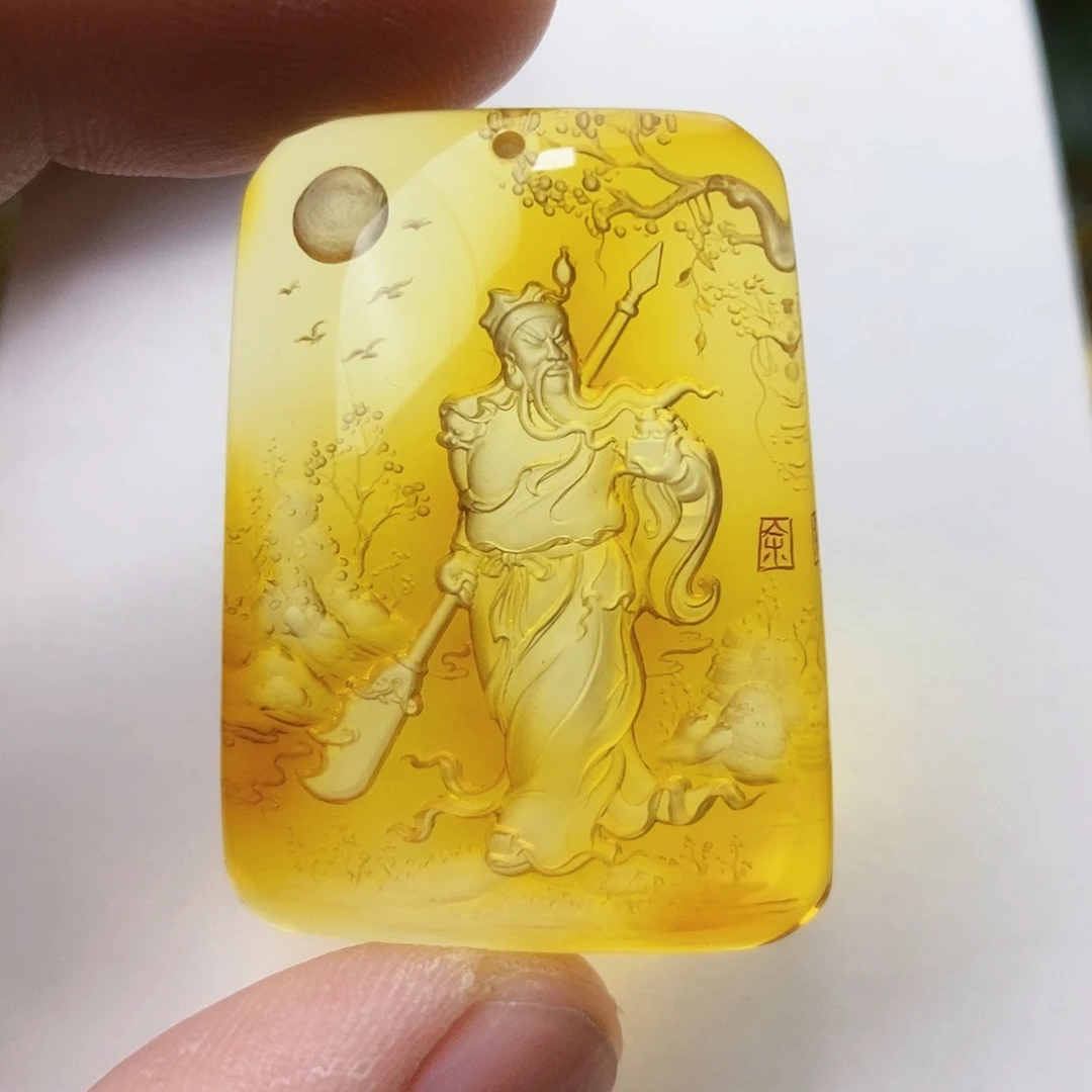 【闪购商品】金珀吊坠(不含链)未镶嵌
