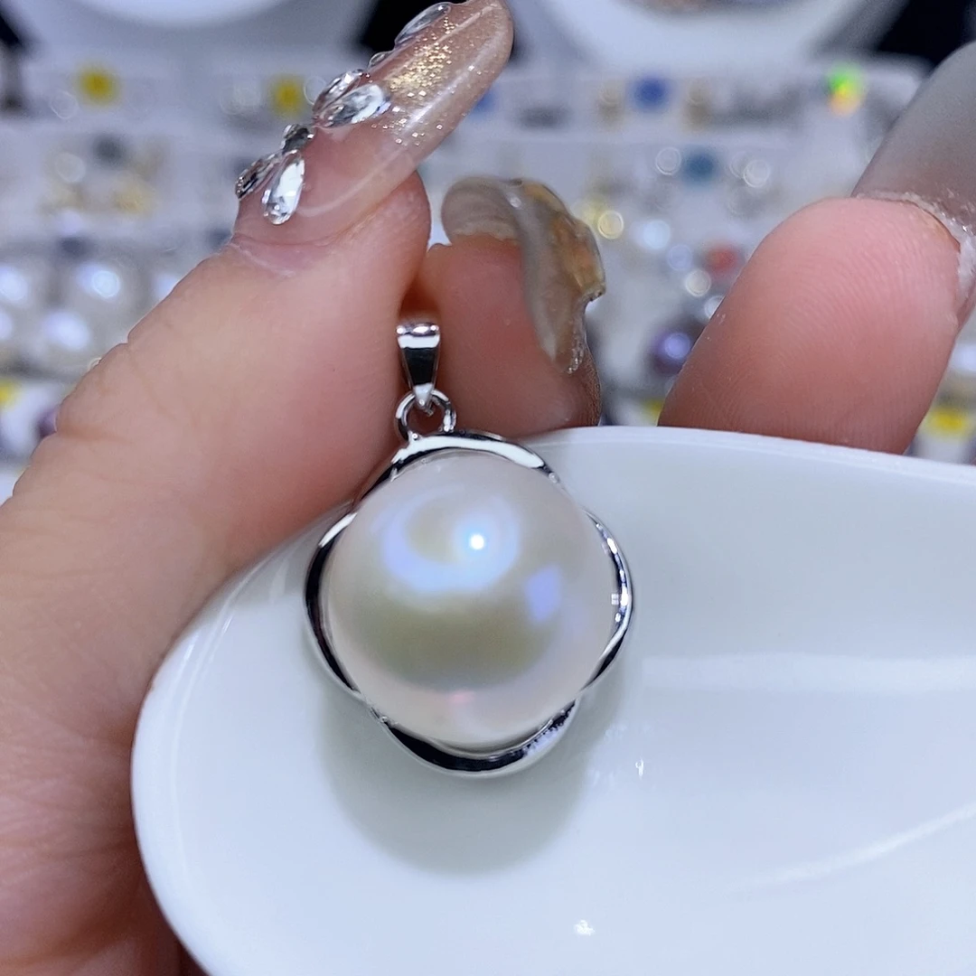 颈饰合金淡水珍珠