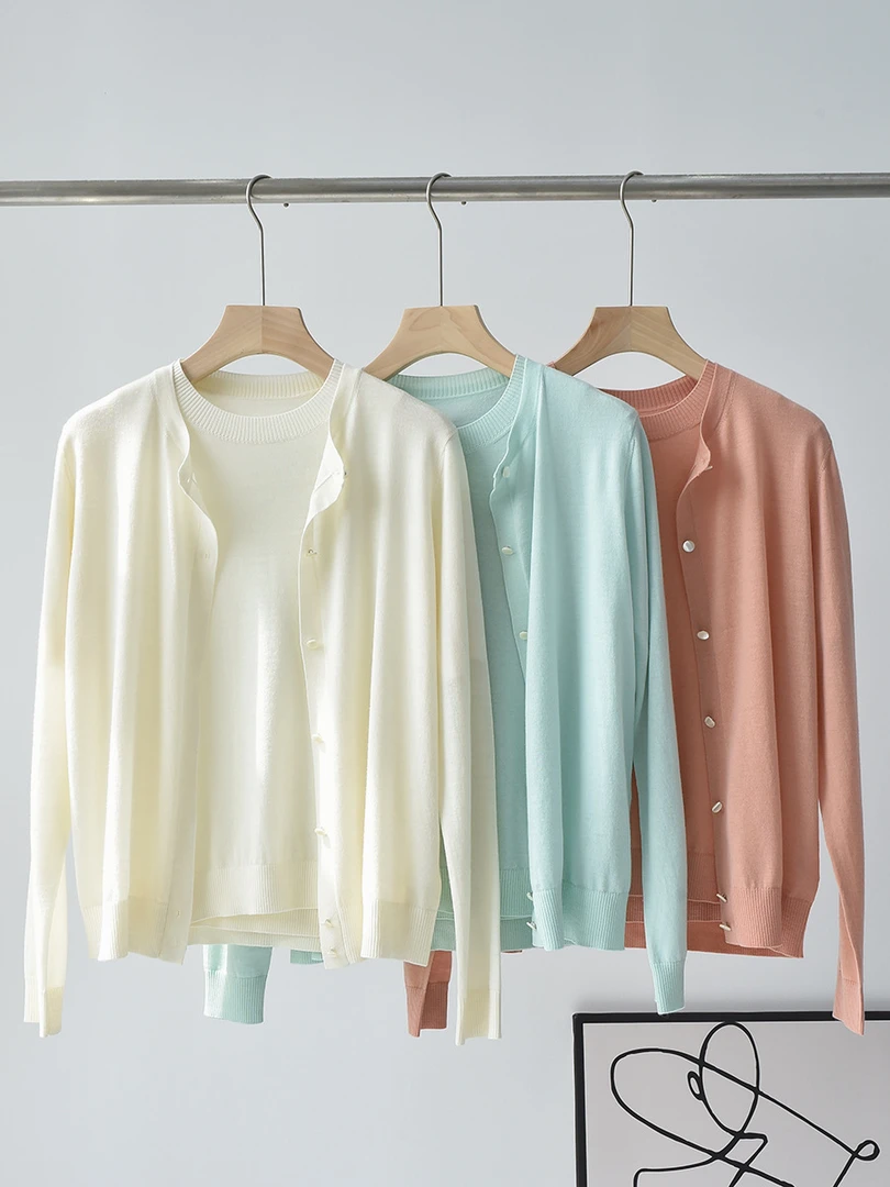 春夏2025春季新款女装学院休闲知识分子风圆领刺绣防晒