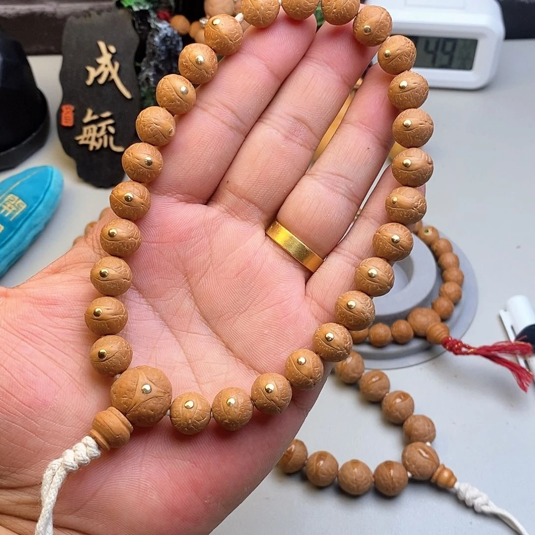 凤眼菩提手串福**满12尺寸手持镶嵌