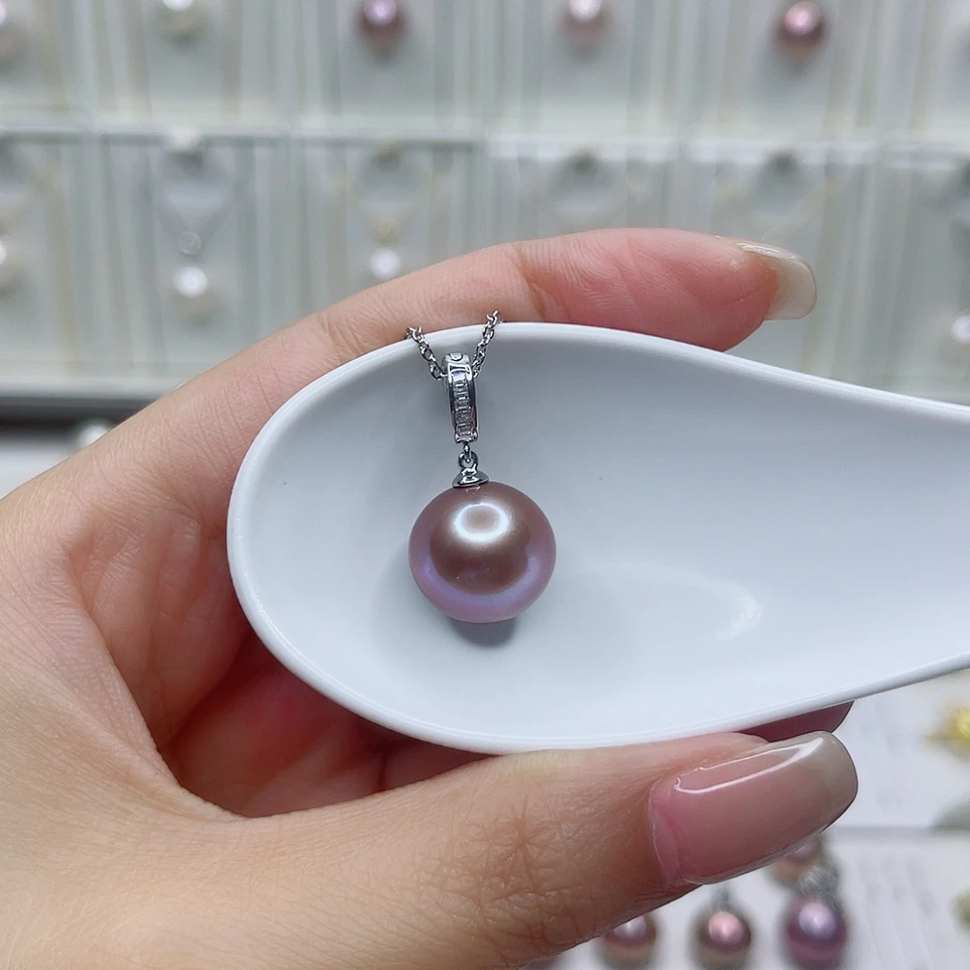 淡水珍珠未镶嵌吊坠(赠链)