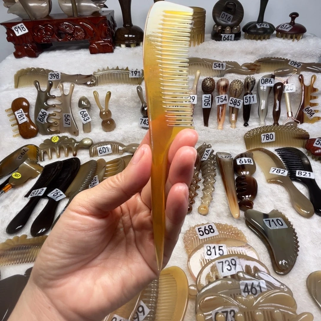 牛角牛角梳牛角梳子