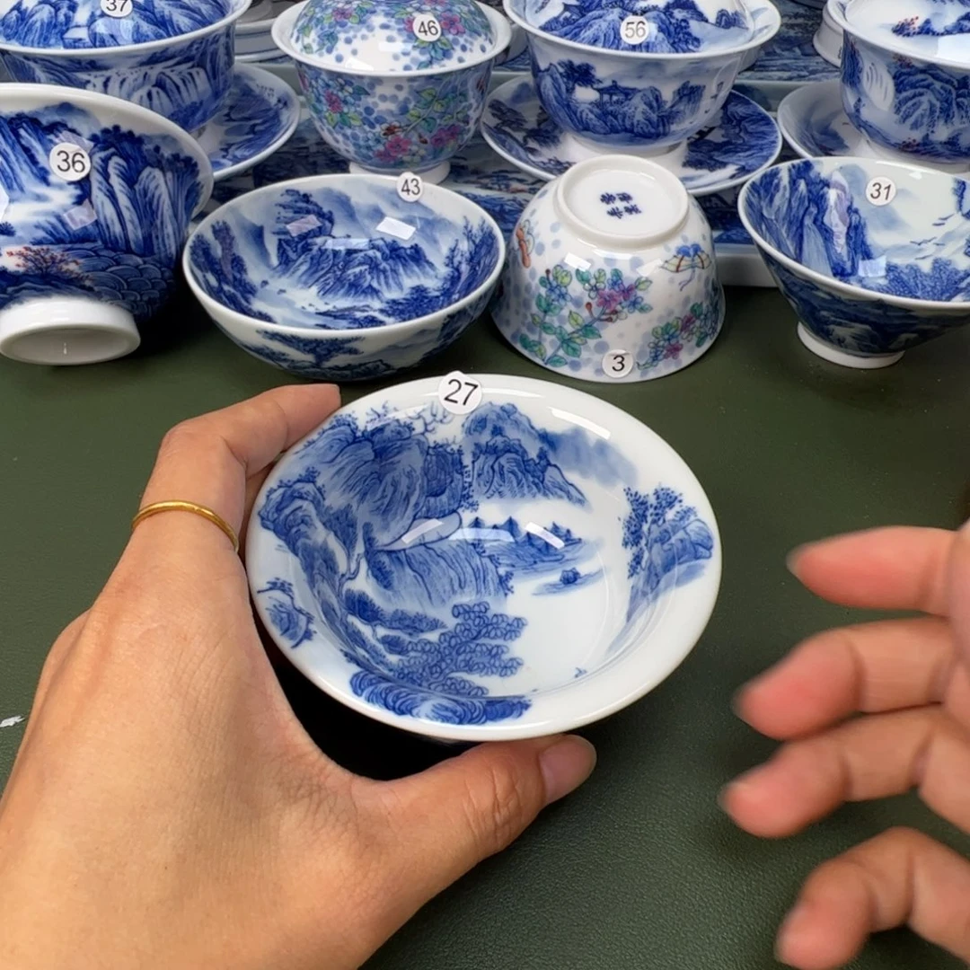 木木景德镇纯手工纯手绘茶具27