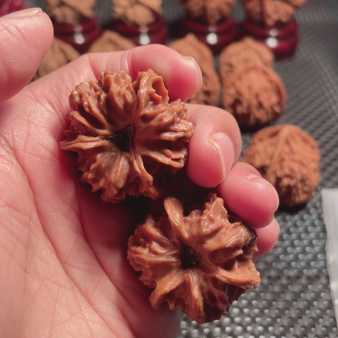 妖****吊坠文玩核桃34野生龙门涧三棱