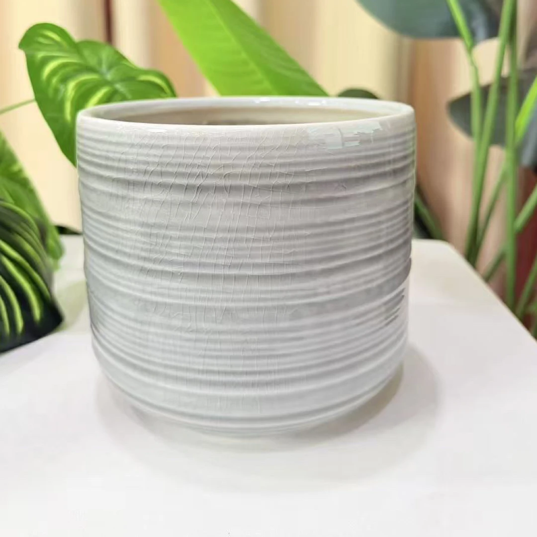 高15口16北欧简约风格大口径花盆适合蝴蝶兰发财树等多种绿植盆栽