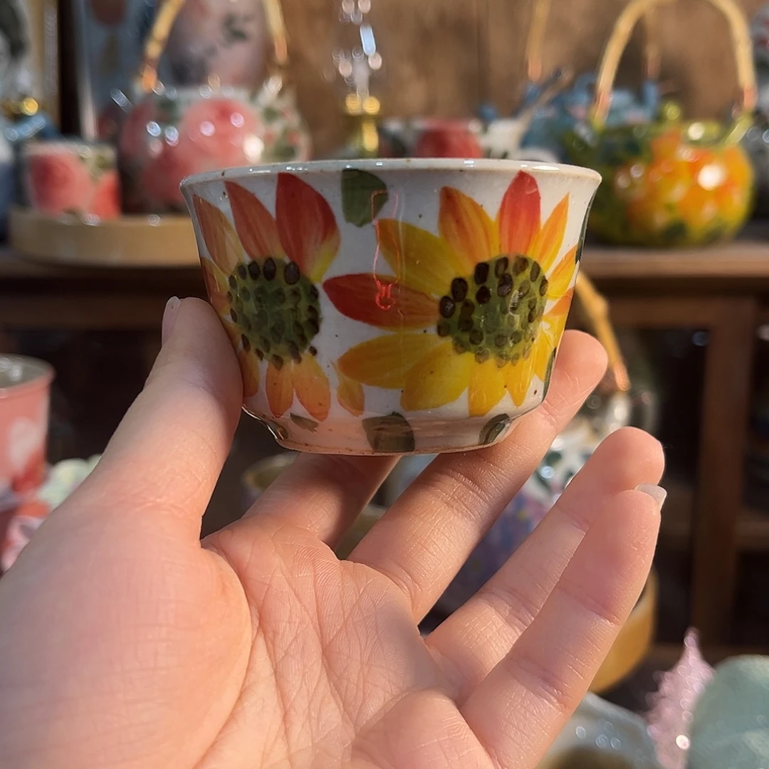 陶泥景德镇手工手绘高温釉下彩