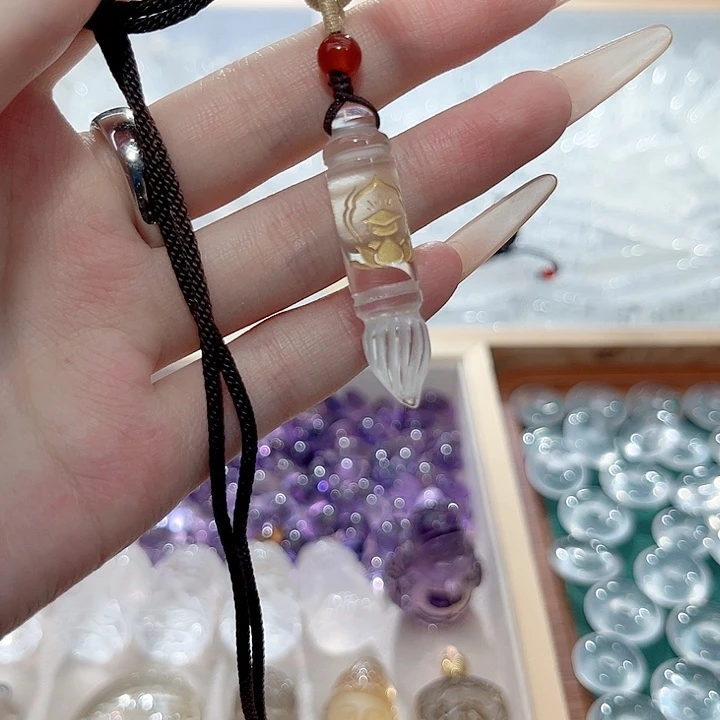 未镶嵌颈饰水晶文昌笔