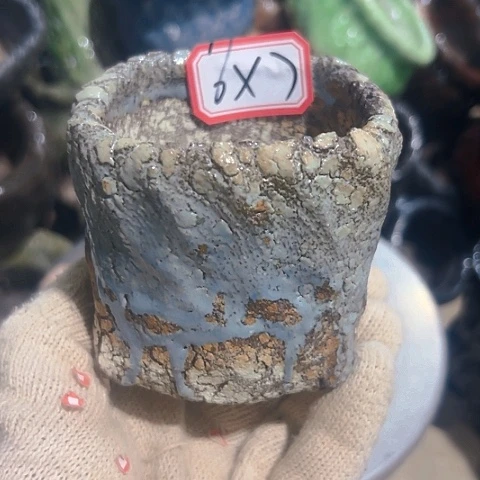 粗陶花盆手工花盆