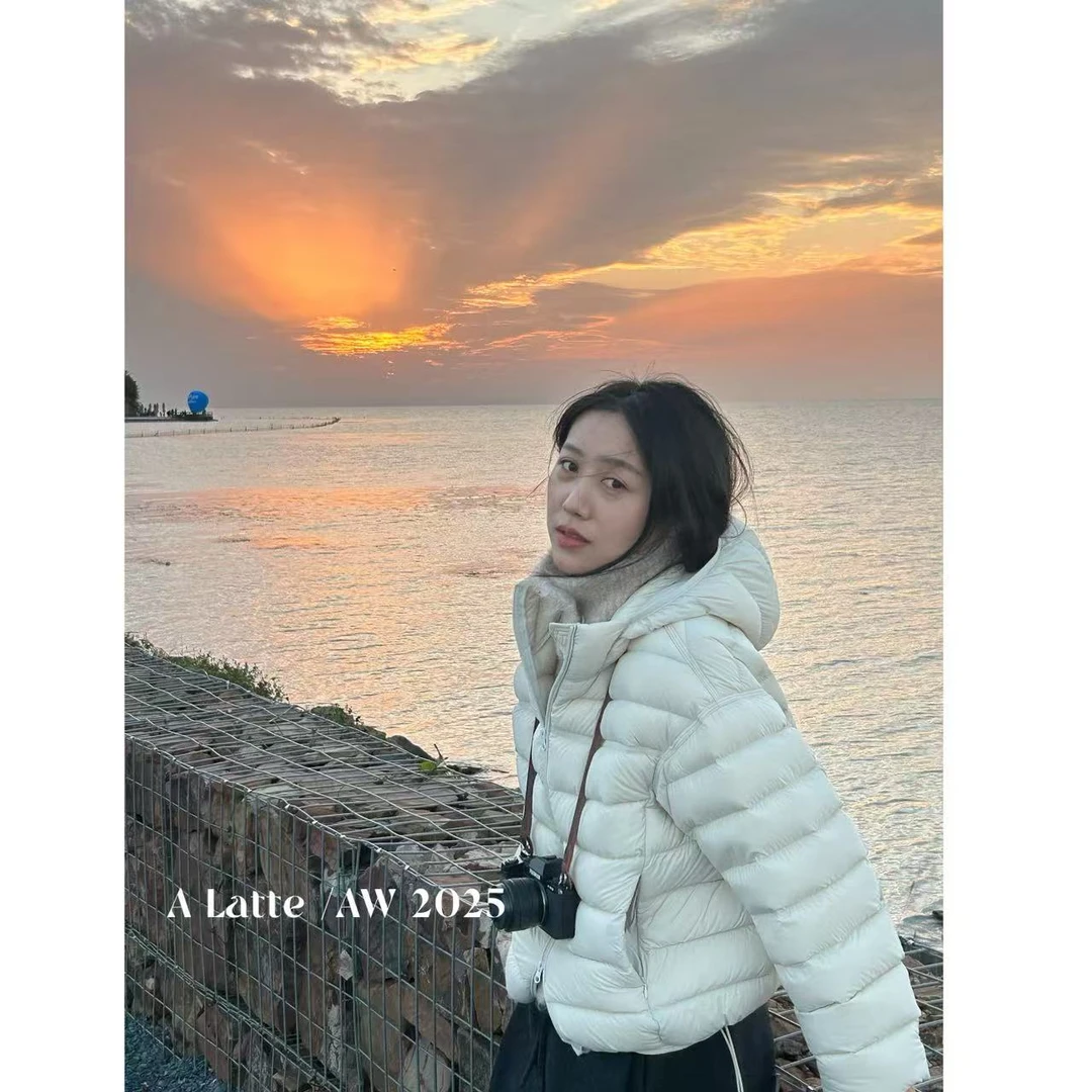 ALatte： 宇航原/  安心绒90！ 无胆直冲连帽羽绒服