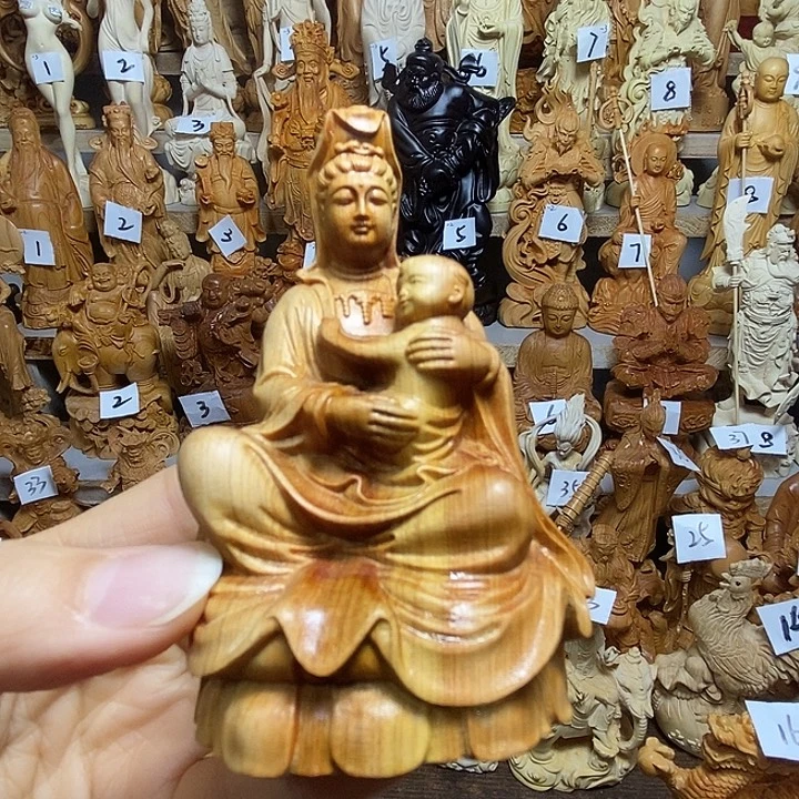 柏木（崖柏）观音送子