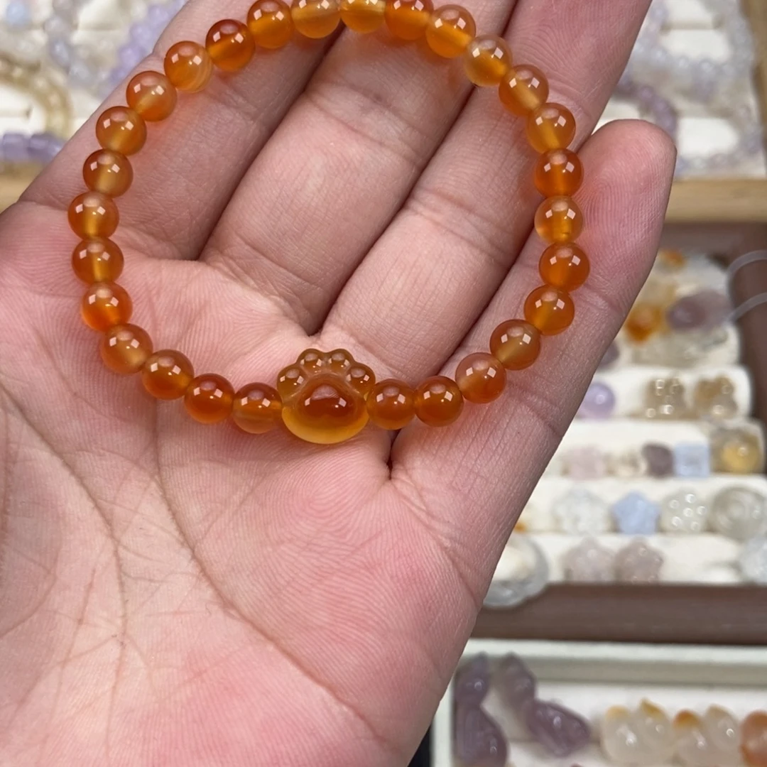 玛瑙/玉髓未镶嵌手链H17