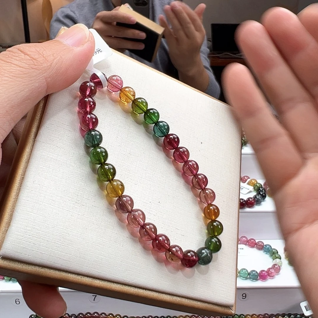 未镶嵌手串碧玺6.5mmmmmmmmmmm