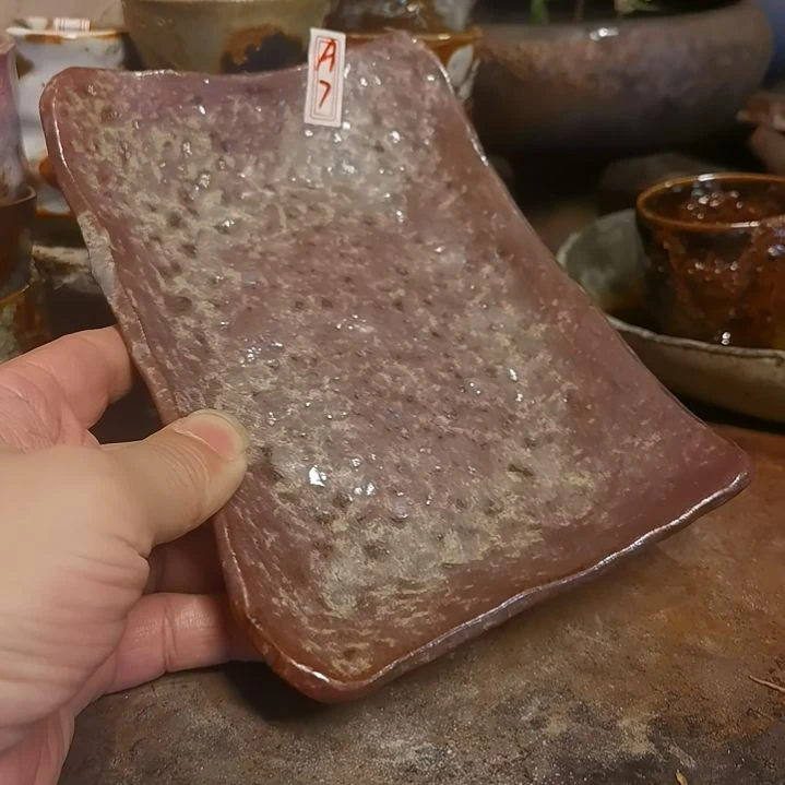 瓷片手工高温原矿窑变