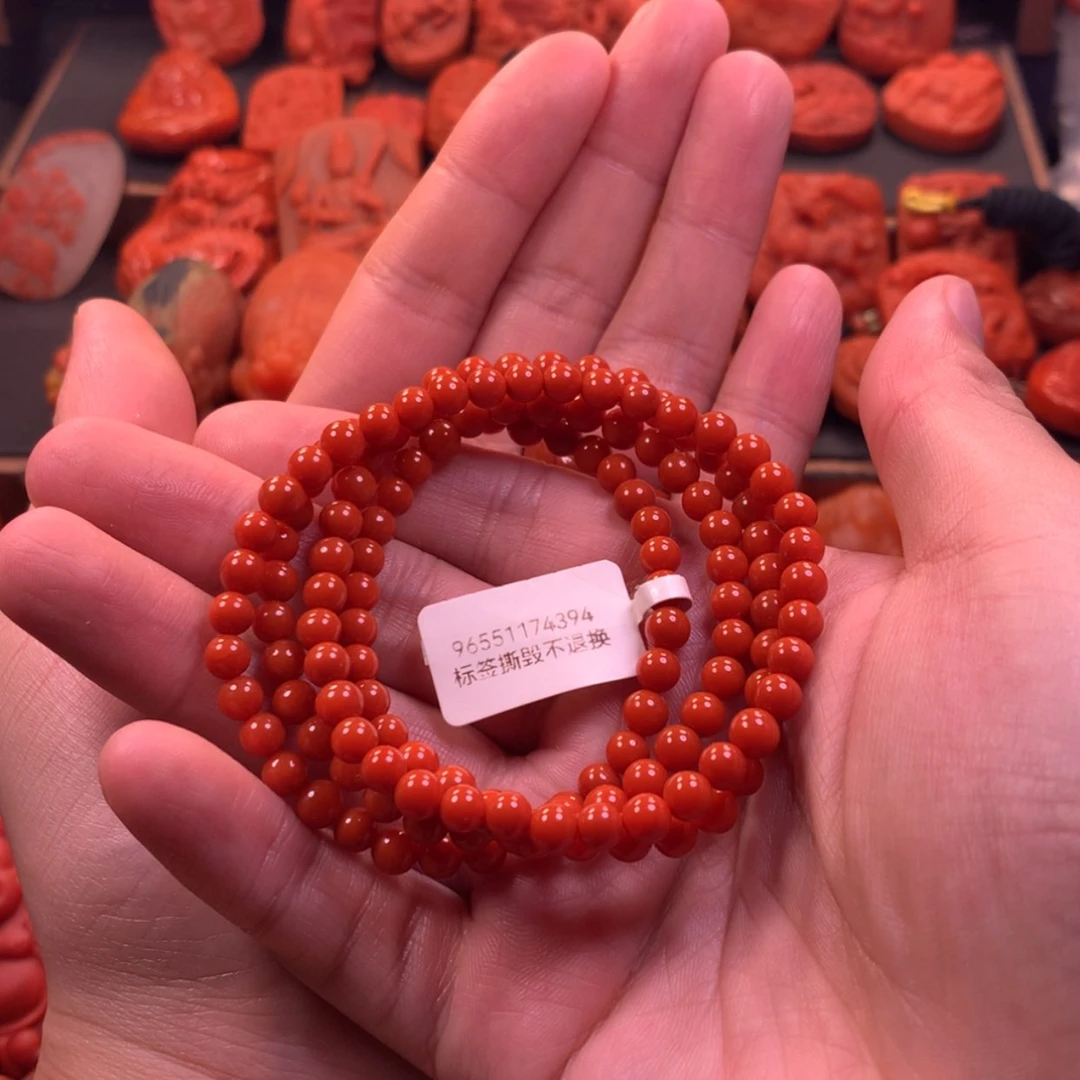 【闪购商品】未镶嵌高品多圈南红玛瑙