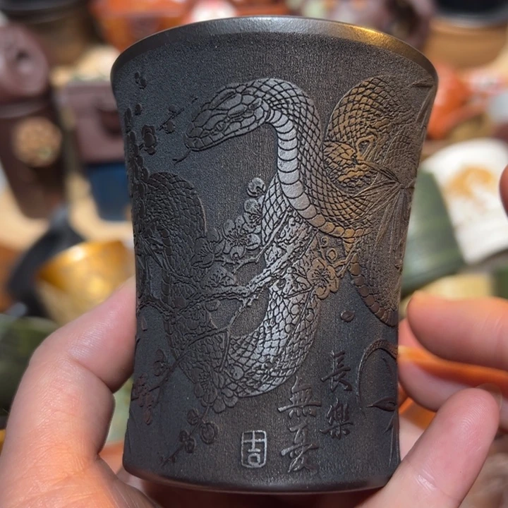 茶杯紫砂宜兴紫砂主人杯