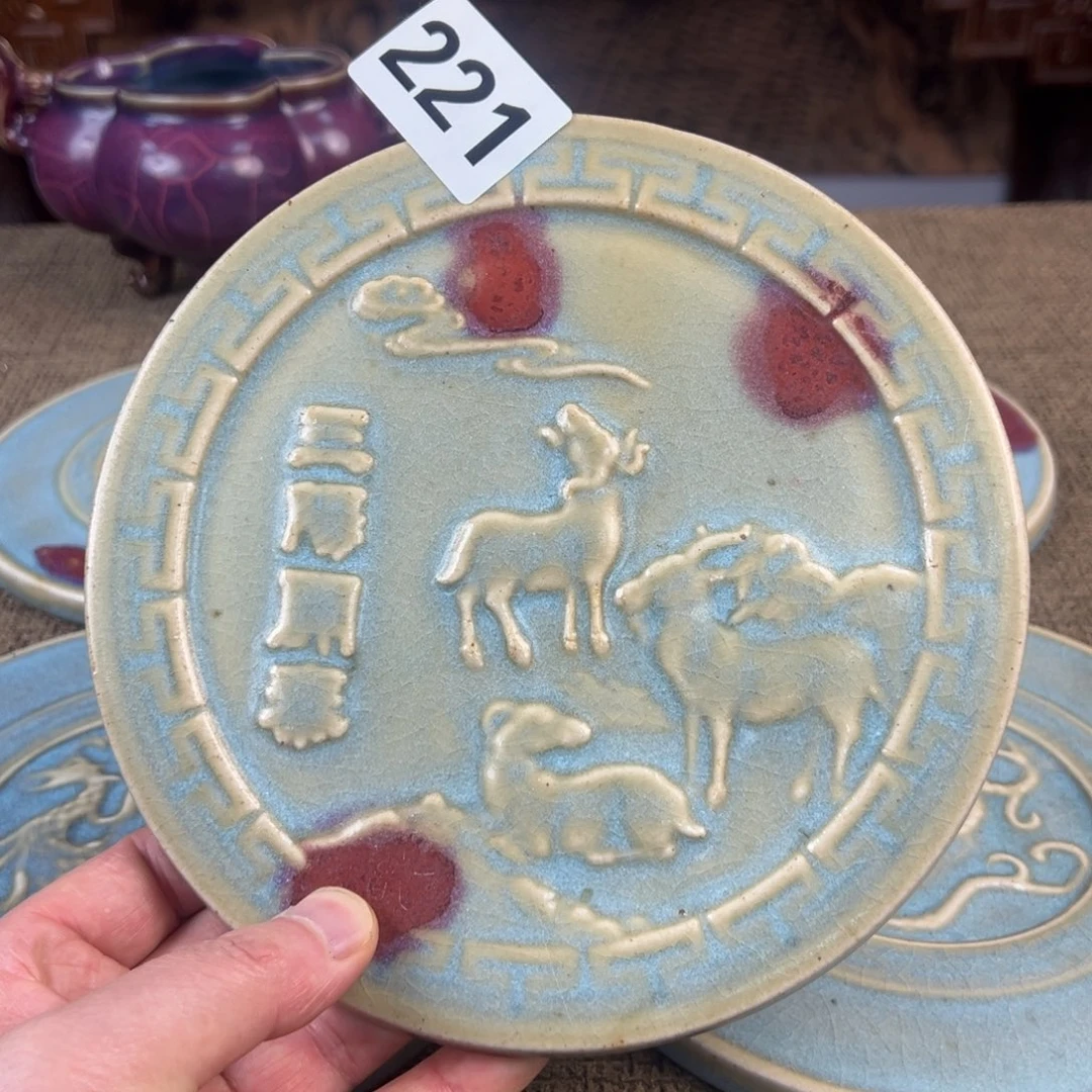 瓷片正能量陶瓷艺术品