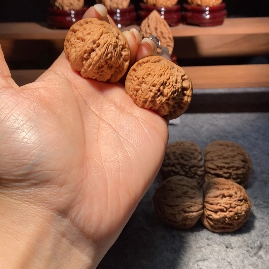 核桃手串/手链人*微修40白狮子