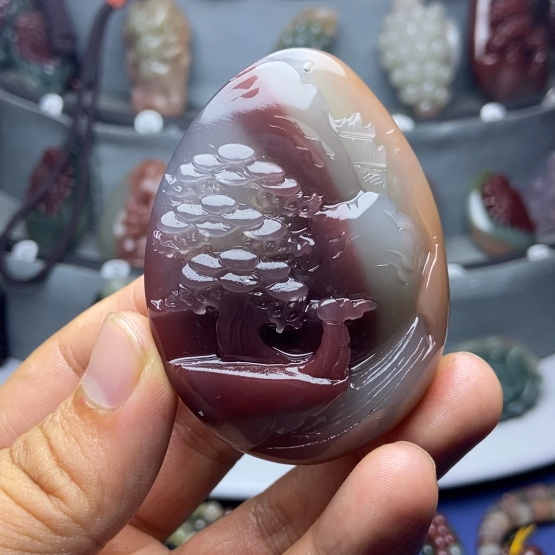 玛瑙/玉髓未镶嵌颈饰