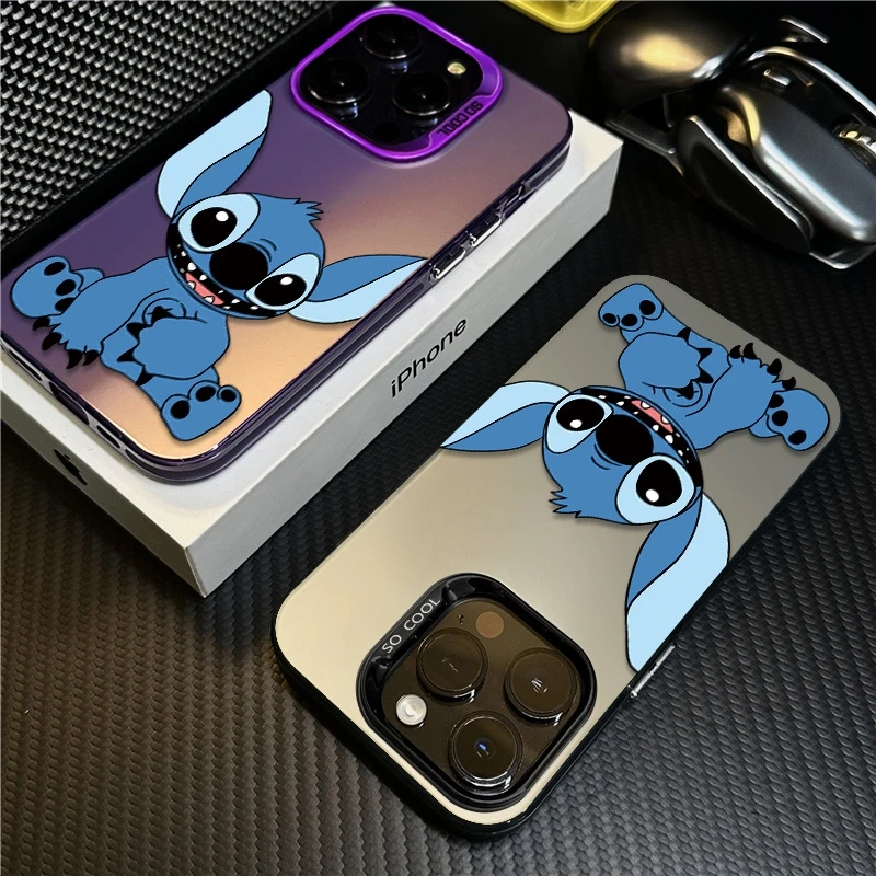 史迪奇适用苹果16promax手机壳iPhone15创意14保护套17新款12卡通