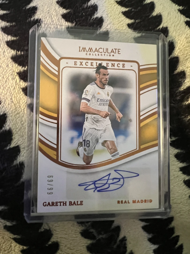 2023-24 Panini Immaculate 加雷斯 贝尔 皇家马德里 69编 签字