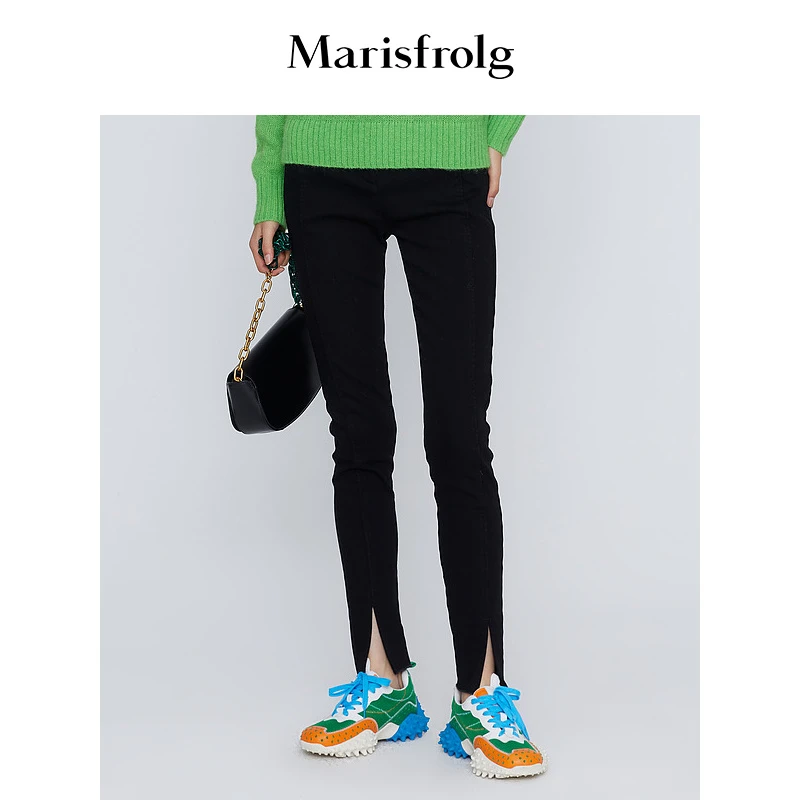 Marisfrolg/玛丝菲尔女装冬季新款专柜同款牛仔裤A1AY41595