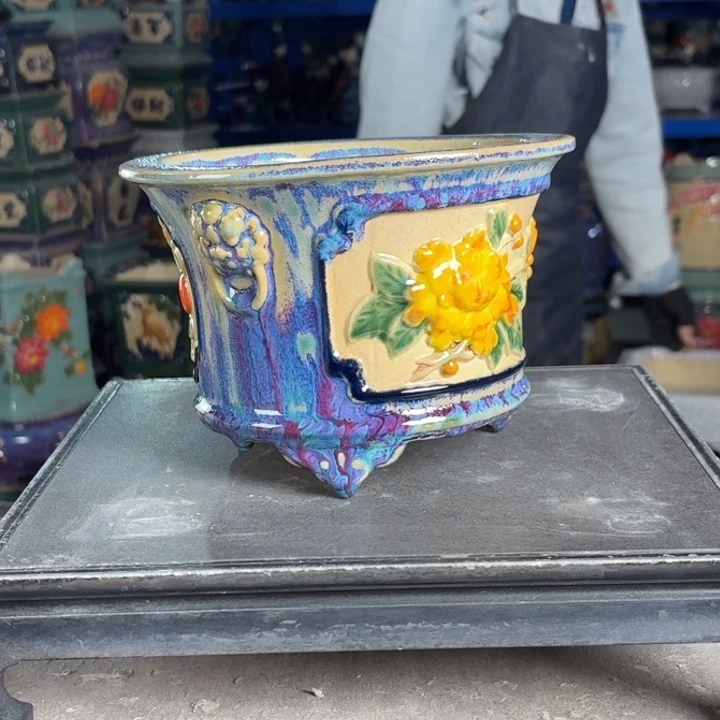 一风堂石湾花盆 内16*11