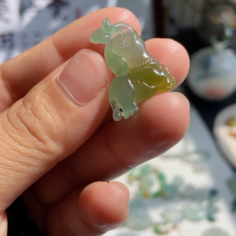 【闪购商品】未镶嵌定制翡翠大象
