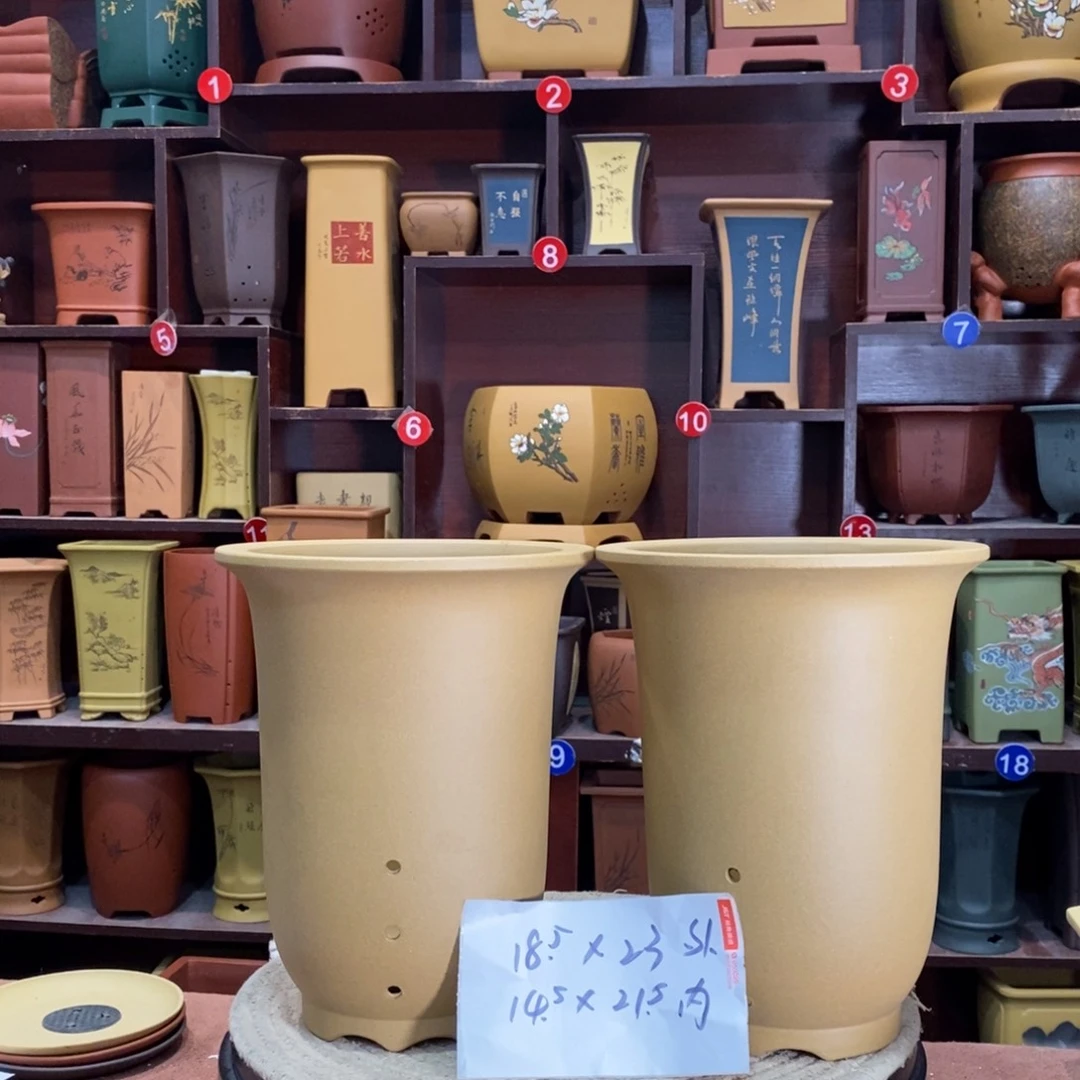 紫砂艺术紫砂花盆