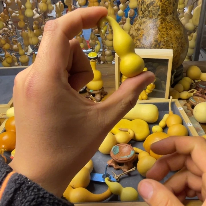 有机玻璃精品葫芦摆件天然