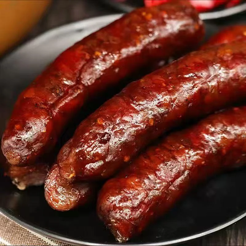 石柱特产麻辣香肠柏树烟熏纯肉手工腊肠
