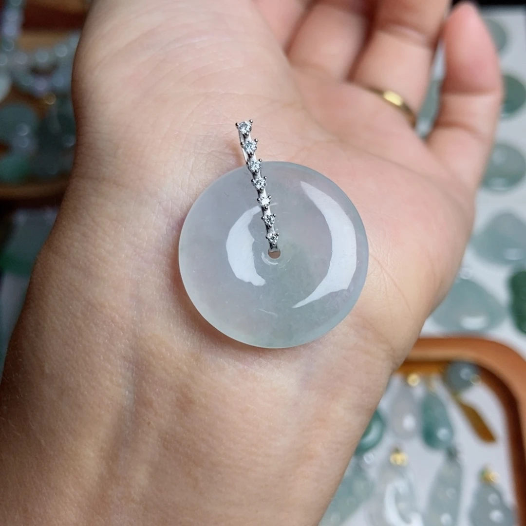 翡翠未镶嵌吊坠(不含链)翡翠