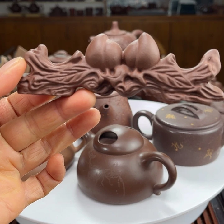 紫砂茶壶紫砂花茶