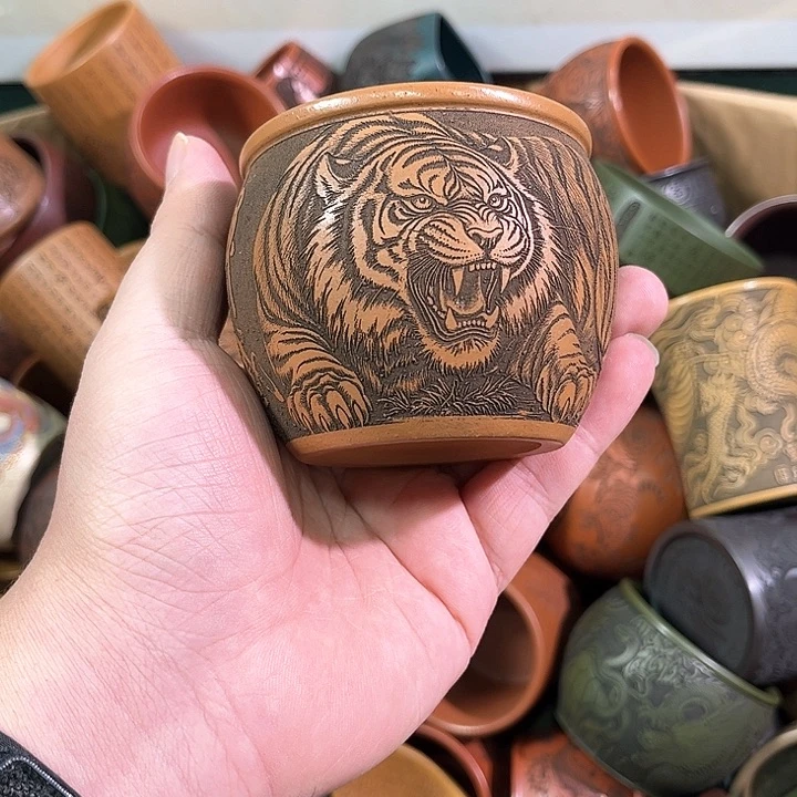 茶杯紫砂全手工紫砂主人杯