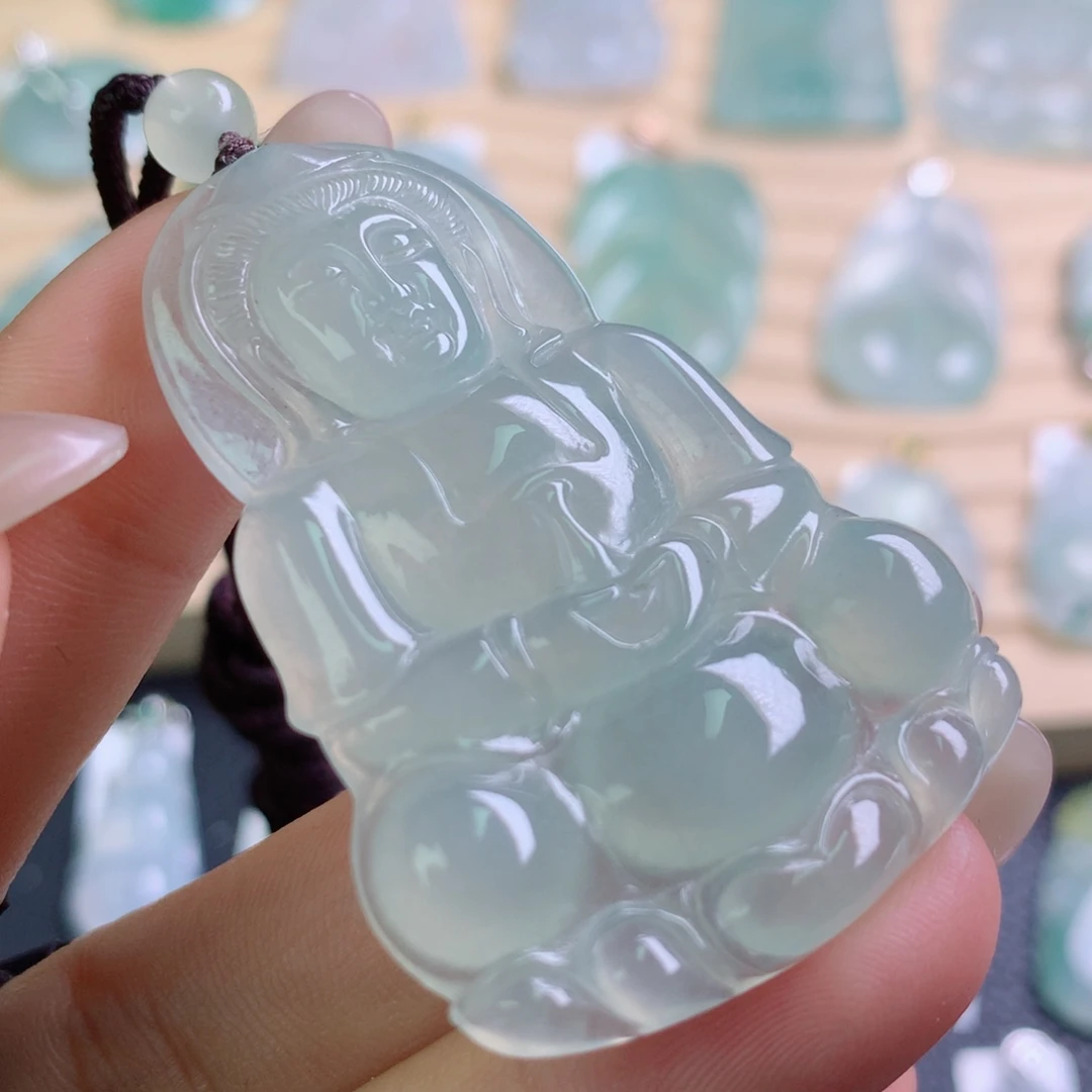 橙****翡翠未镶嵌颈饰翡翠吊坠