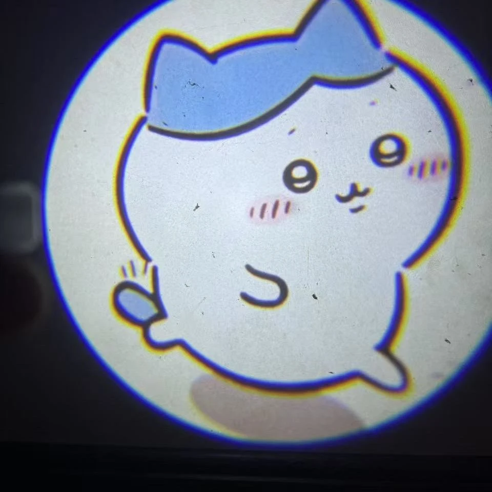 吉伊卡哇小八乌萨奇投影灯创意动态户外可爱电动车汽车车载投影灯