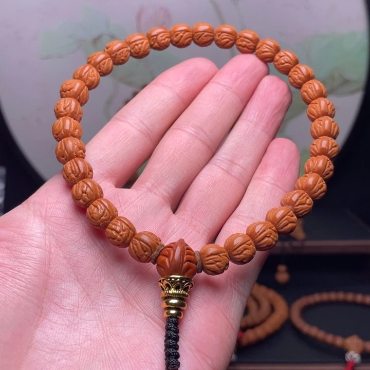 手串桃核10黑龙手持