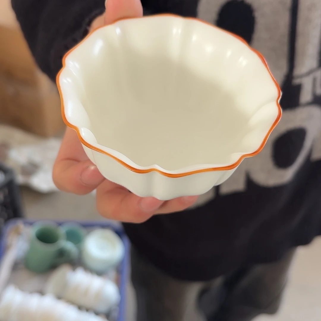 龙泉云间青瓷小米茶器