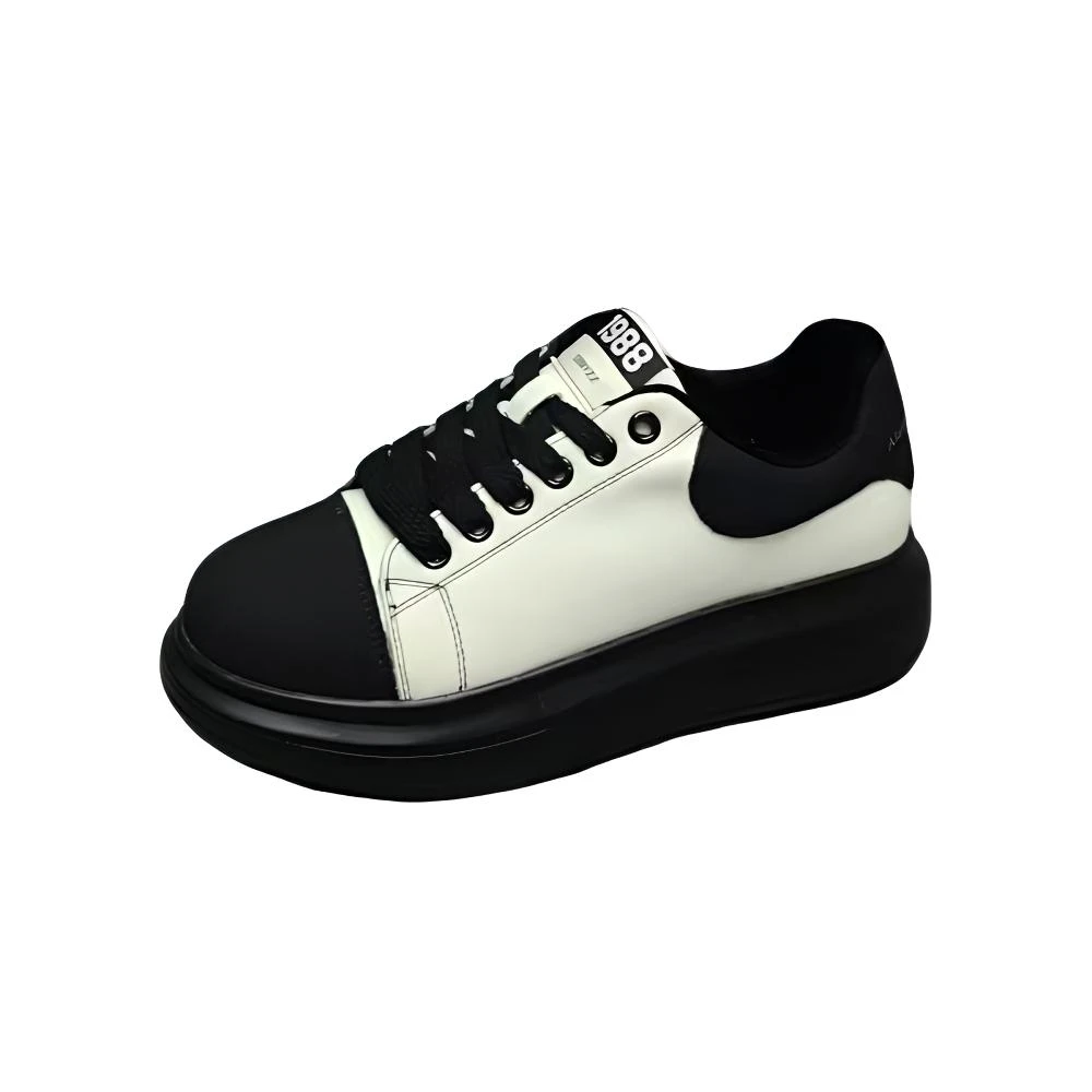 58-3B   22871【内里加绒】真皮厚底小白鞋 （标准尺码）