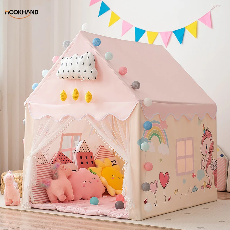 小斑鸠儿童帐篷梦幻公主城堡游戏屋超大室内宝宝玩具房女孩男孩适