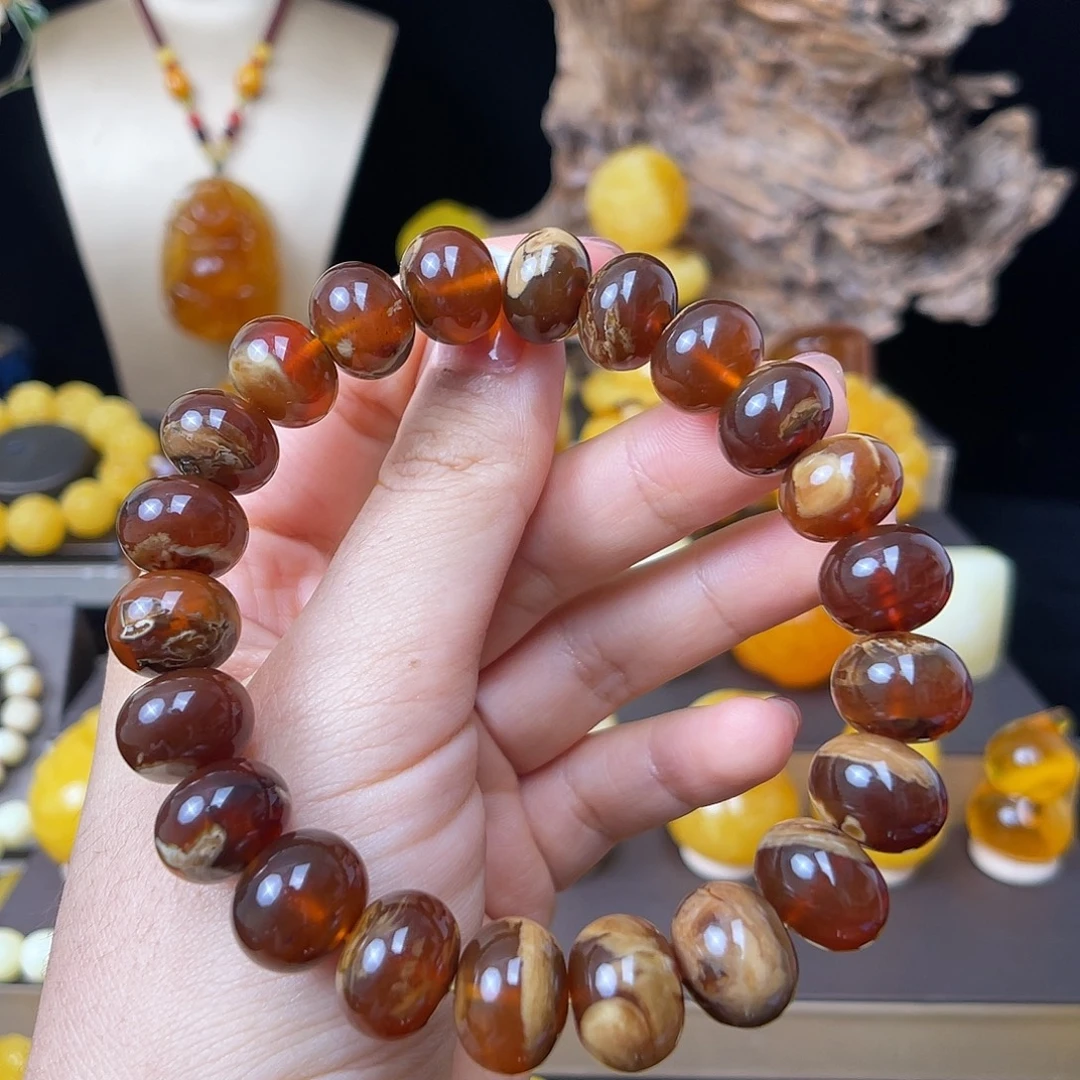 琥珀未镶嵌珠宝奇石